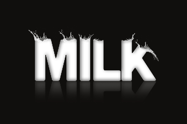 Ilustración de palabra MILK