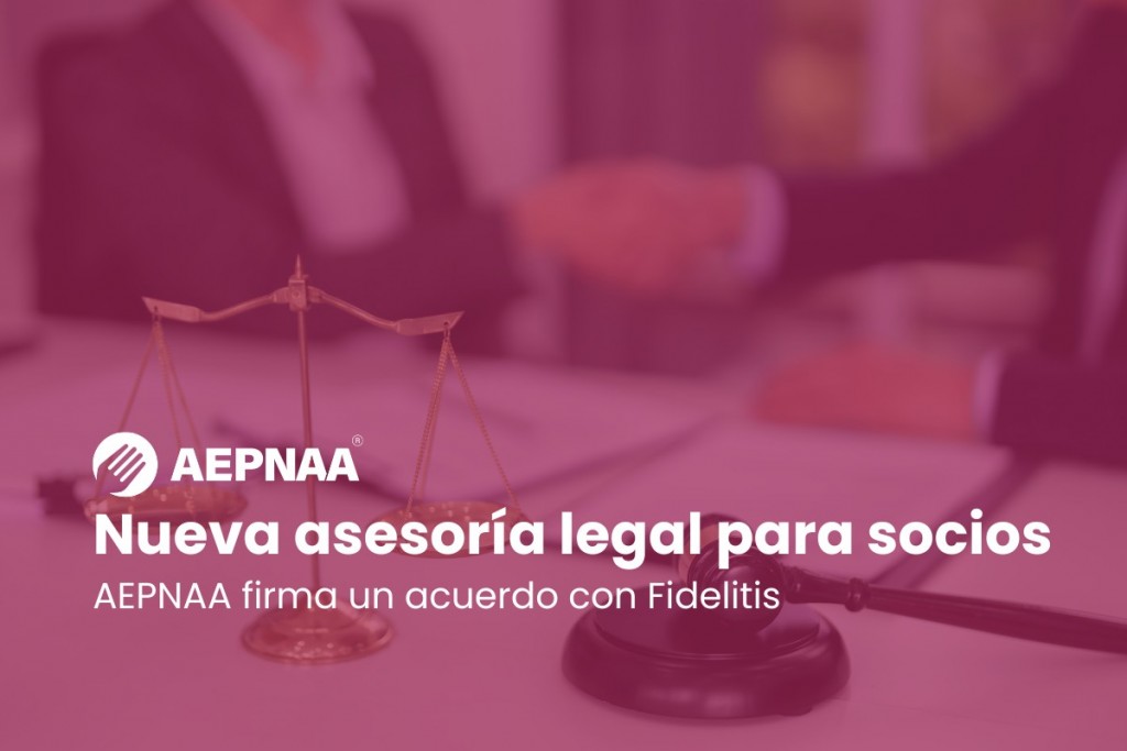 Acuerdo FIDELITIS–AEPNAA: asesoramiento legal “a éxito” y tarifas especiales para personas con alergias y discapacidad.