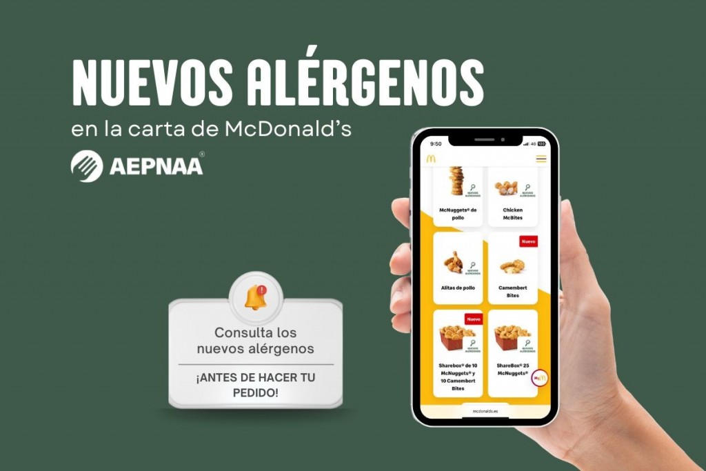 Nuevos Alérgenos en la carta de McDonald’s