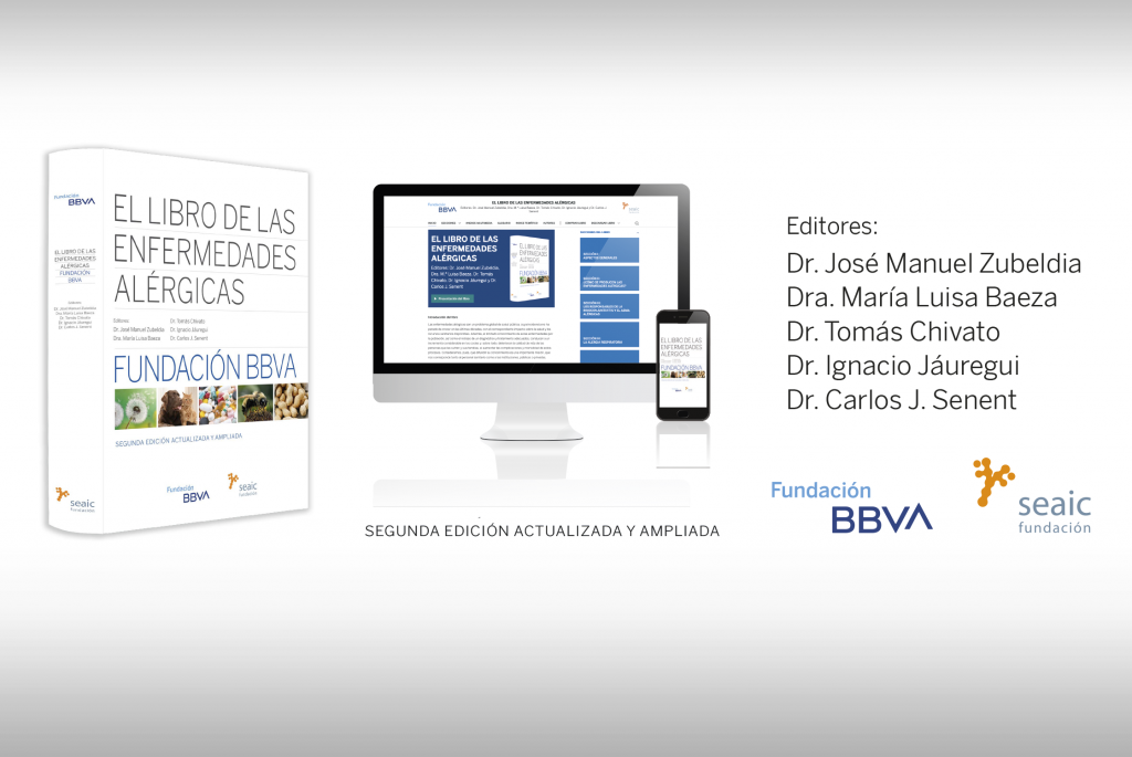 El libro de las enfermedades alérgicas, es una obra en papel y en versión digital que la Sociedad Española de Alergología e Inmunología Clínica SEAIC ha realizado en colaboración con la Fundación BBVA