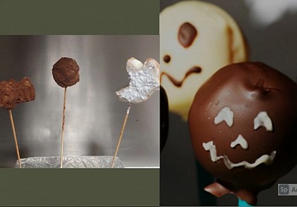 Cake pops terroríficos para Halloween