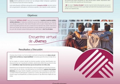 Cartel V encuentro FEP de asociaciones: AEPNAA JOVEN