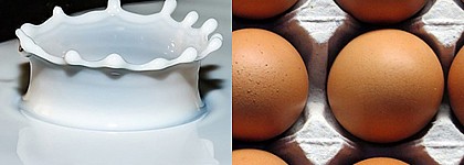 Presencia de huevo y leche no incluidos en etiquetado en pasteles procedentes de China